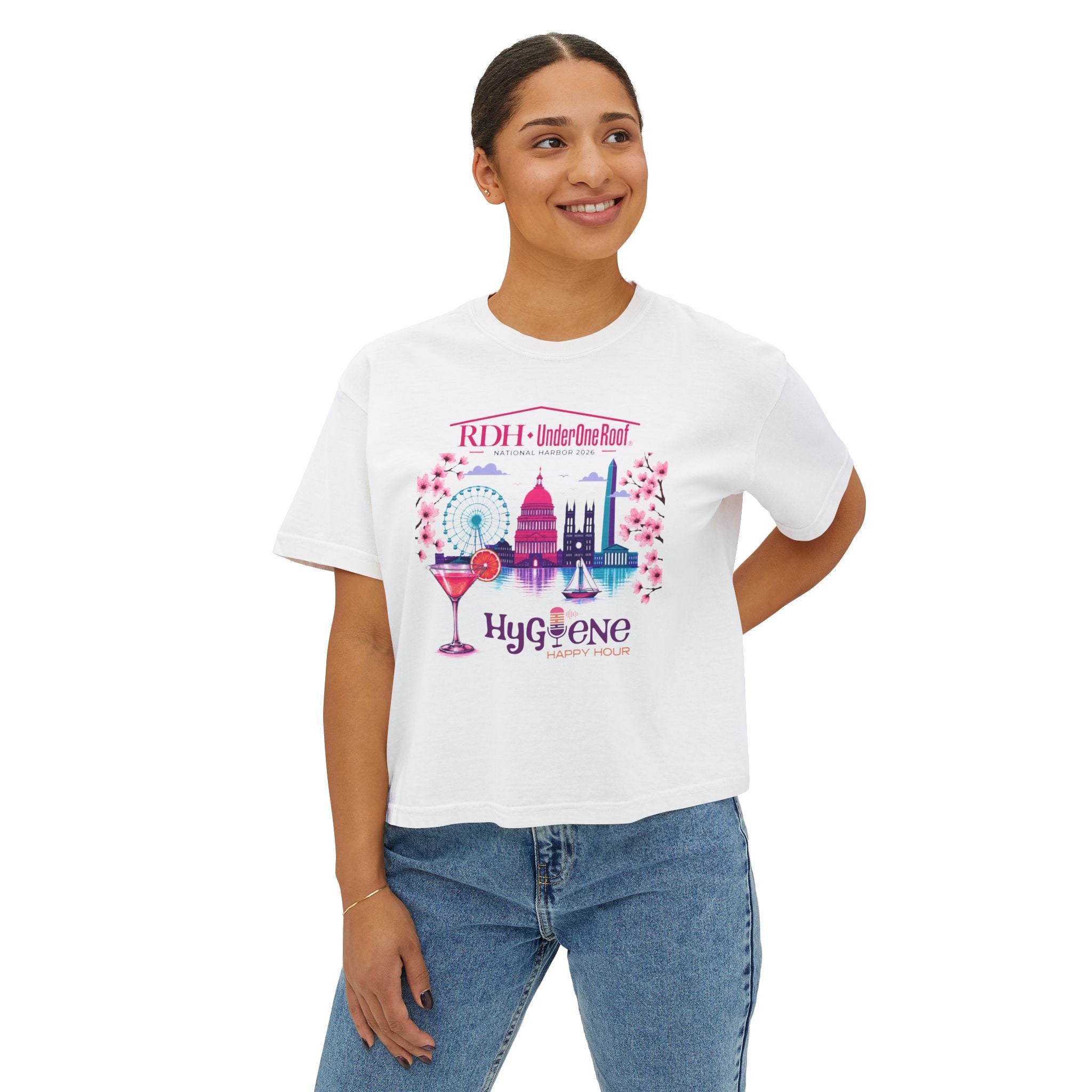 Cheers DC Skyline Hygiene Conference Tee | Boxy Tee