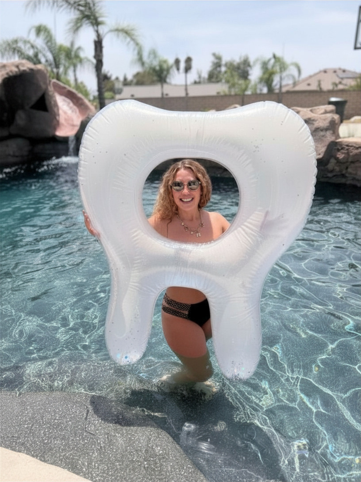**PRE-ORDER** Toothy Pool Float